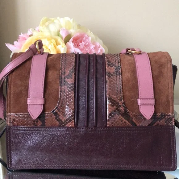 Rare PRADA Etiquette Patchwork Python Shoulder Bag - Picture 6 of 16